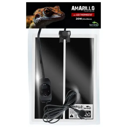 Нагрівальний мат з термостатом Terrario Amarillo 20W 42x28см: додаткове фото 2