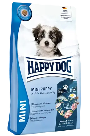 Сухий корм HD fit &amp; vital Mini Puppy 4kg для цуценят дрібних порід вагою до 10 кг від 1 до 12 місяців