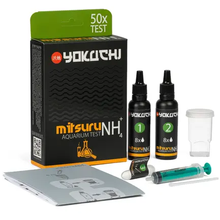 Тест на амоній в акваріумі Yokuchi Mitsuru Aquarium Test NH4, 50 тестів