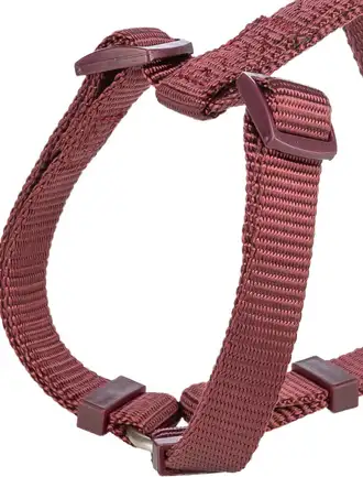 Шлея Trixie Premium H-harness для собак M–L 52–75 см 20 мм бордова: додаткове фото 2