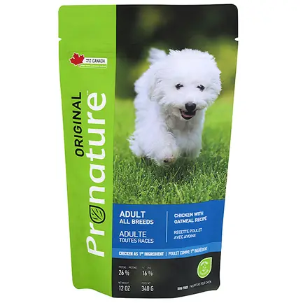 Pronature Original Adult Chicken With Oatmeal ПРОНАТЮР ОРІДЖИНАЛ КУРКА сухий корм для собак 0,34 кг