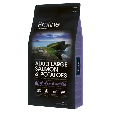 Сухий корм Profine Adult Large для дорослих собак великих порід, з лососем та картоплею, 15 кг