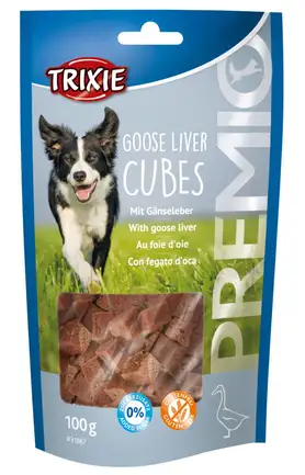 Ласощі Trixie Premio Guse Liver Cubes для собак, з гусячою печінкою, 100 г: додаткове фото 3