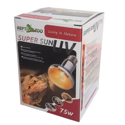 Лампа ртутна Repti-Zoo SuperSun UVA/UVB 75W (P80075): додаткове фото 2