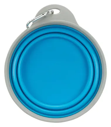 Миска Trixie для собак, дорожня з ободком, 1 л, d:18 см (гума): додаткове фото 2