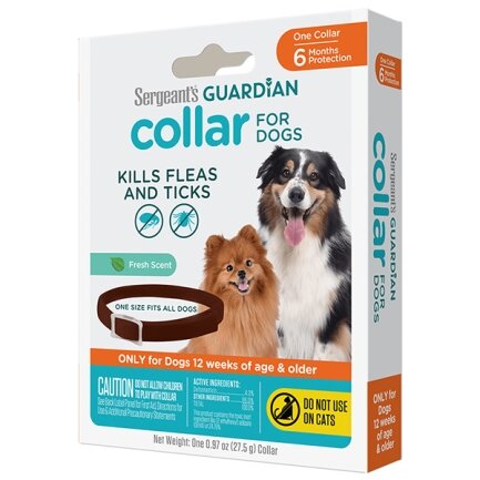 Sergeant’s Guardian Flea&amp;Tick Dog Collar ГАРДІАН НАШИЙНИК від бліх і кліщів для собак Довжина 60 см