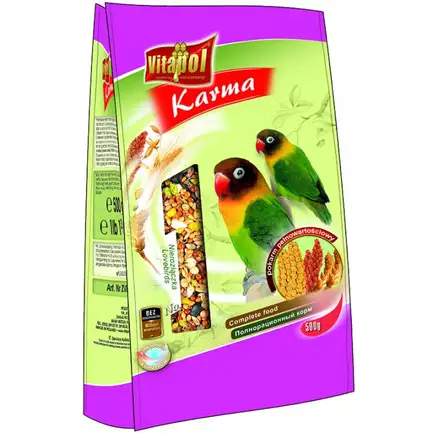 Корм Vitapol для папуг, нерозлучники, 500 г