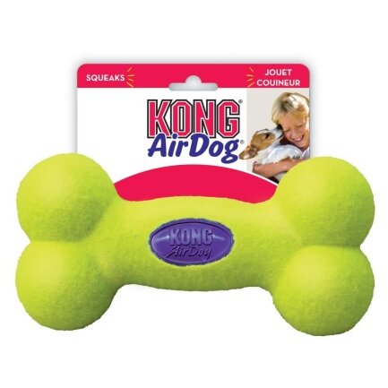 Іграшка KONG AirDog Squeaker Bone повітряна кістка для собак середніх і великих порід, L — Фото 1