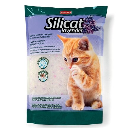 Silicat Lavender 2,2 кг/5 л наповн. сілікагель д/кот туал Сілікат Лаванда