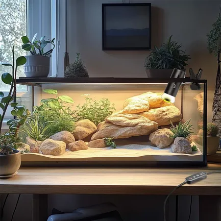 Світильник з затискної ручкою і таймером Terrario ReptiSun Time Control 200W: додаткове фото 3