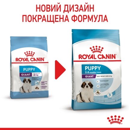 Сухий корм Royal Canin GIANT PUPPY для цуценят гігантських порід 15 кг — Фото 1