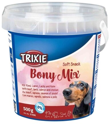 Вітамінізовані ласощі Trixie Bony Mix для собак, асорті, 500 г