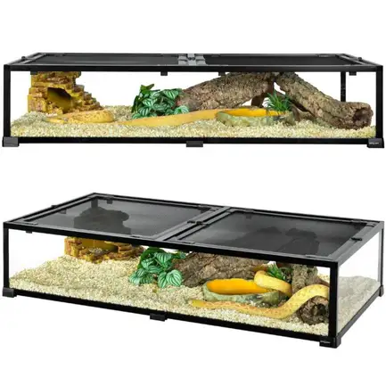 Тераріум Repti-Zoo Super Vision 360 120x45x30 см (RKE1204530) - скляний тераріум для рептилій та амфібій: додаткове фото 3