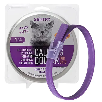 Sentry Calming Collar Good Kitty СЕНТРІ ГУД КІТТІ заспокійливий нашийник з феромонами для котів Довжина 38 см