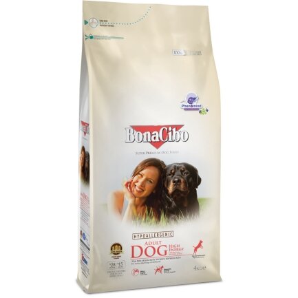 BonaCibo Adult Dog High Energy Chicken&amp;Rice with Anchovy 4 kg