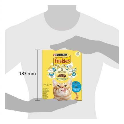 Сухий корм FRISKIES для дорослих котів з лососем та овочами 300 г — Фото 2