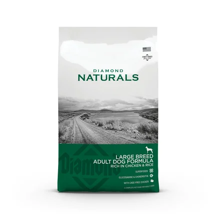 Diamond Naturals Adult Large Breed Chicken&Rice 15kg