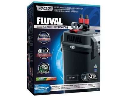 Зовнішній фільтр Fluval «407» для акваріума 150-500 л