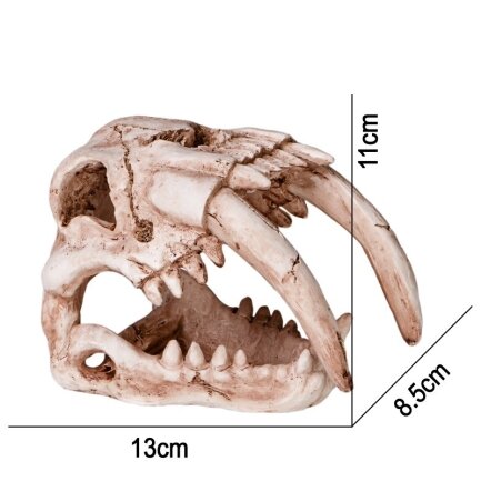 Декорація череп тигра Terrario Sabertooth Skull 13x8,5x11см (15911) — Фото 1