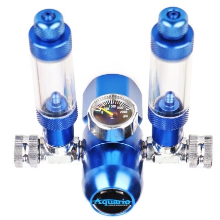 Редуктор CO2 Aquario BLUE TWIN Standard на два виходи — Фото 2