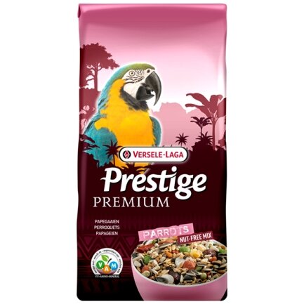 Versele-Laga Prestige Premium Parrots ВЕРСЕЛЕ-ЛАГА ПРЕСТИЖ ПРЕМІУМ ВЕЛИКИЙ ПАПУГА повнораціонний корм для великих папуг 15 кг