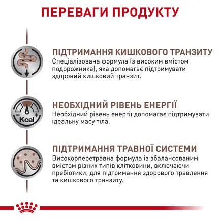 Дієтичний вологий корм Royal Canin GASTROINTESTINAL FIBRE RESPONSE CAT для котів 85 г: додаткове фото 4