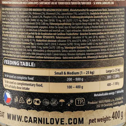 Вологий корм Carnilove Venison & Reindeer для собак, м'ясо північного оленя, 400 г: додаткове фото 5
