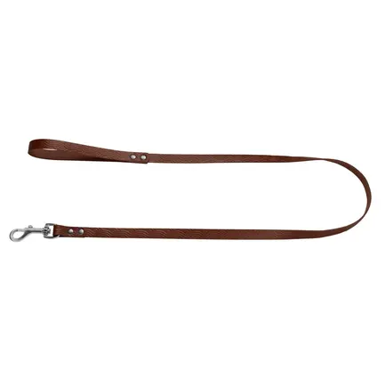 Повідець для Собак Шкіряний BronzeDog Classic з тисненням Коричневий S: додаткове фото 2