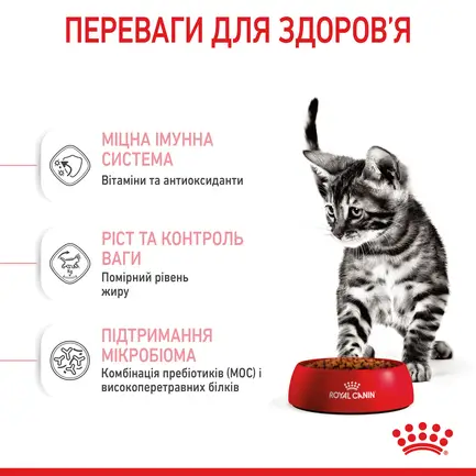 Сухий корм Royal Canin KITTEN STERILISED для кошенят всіх порід 0,4 кг: додаткове фото 4