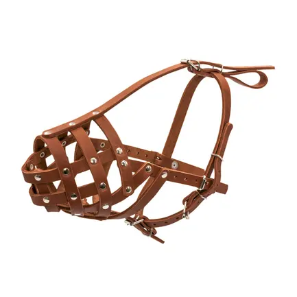 Намордник твердий "CoLLaR" (боксер малий) коричневий: додаткове фото 2