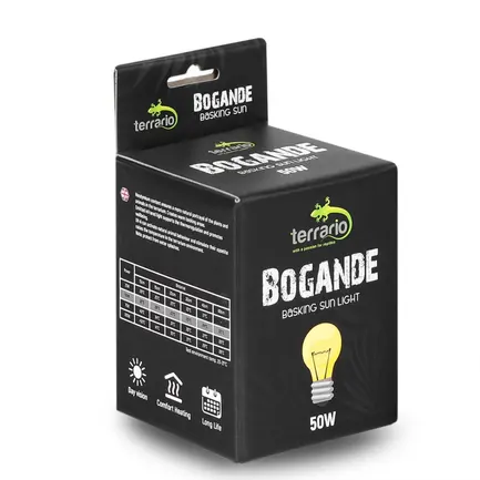 Лампа точкового нагріву Terrario Bogande Basking Sun Light 50w (TR-BOGANDE-50W): додаткове фото 4