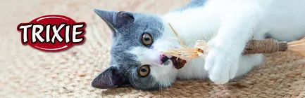 Іграшка для котів Trixie паличка з мататабі з китицями, 24 см: додаткове фото 5