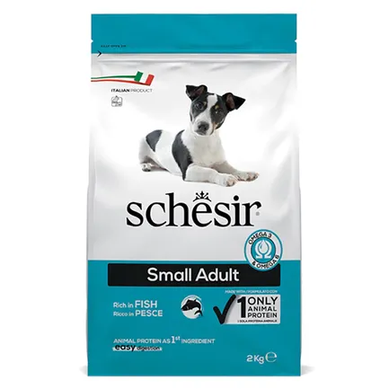 Schesir Dog Small Adult Fish ШЕЗІР ДОРОСЛИЙ МАЛИХ РИБА сухий монопротеїновий корм для собак малих порід 2 кг