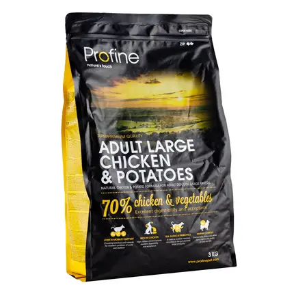 Сухий корм Profine Adult Large для дорослих собак великих порід, з куркою та картоплею, 3 кг: додаткове фото 4