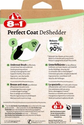 Дешеддер 8in1 Perfect Coat для вичісування собак, розмір S, 4,5 см — Фото 3