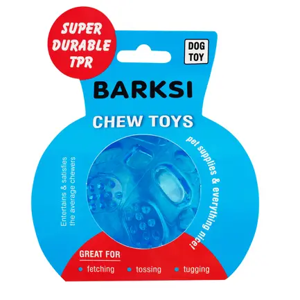 Іграшка для собак Barksi CHEW Звуковий м'яч 7 см M: додаткове фото 4