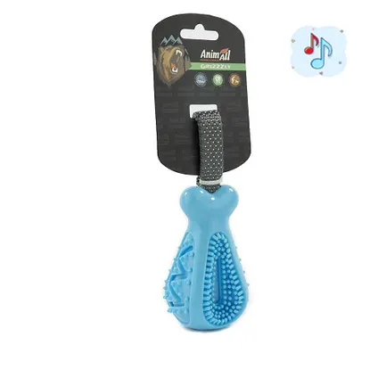 Іграшка AnimAll GrizZzly Куряча ніжка, для собак, 25×7.2×5.8 см, синя