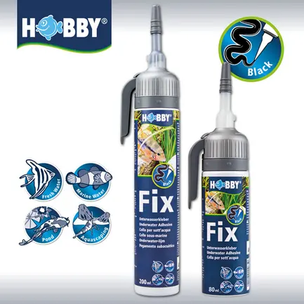 Клей, герметик акваріумний прозорий Hobby Fix Underwater Adhesive transparent 200мл (11966) — Фото 6