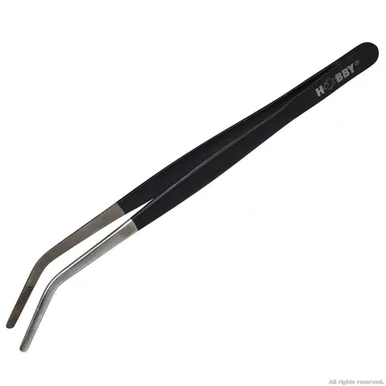 Пінцет вигнутий Hobby Tweezer curved 20см. (36306)