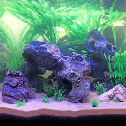 Декорація камінь з отворами Hobby Cavity Stone dark 1 16x8x16см (40145): додаткове фото 5