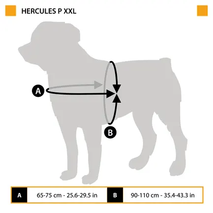 Ferplast HERCULES P XXL HARNESS BLACK Шлея, чорна: додаткове фото 2