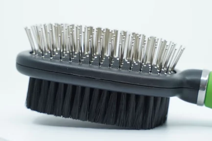 Двостороння щітка-гребінець для собак та котів Mr.Fluffy Pet double-side brush, large: додаткове фото 3