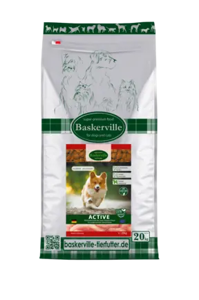 Baskerville HF Active. Сухий корм для дорослих активних собак 20 кг