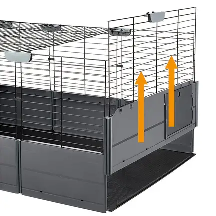 Ferplast CAGE MULTIPLA OPEN BLACK Клітка для гризунів: додаткове фото 5