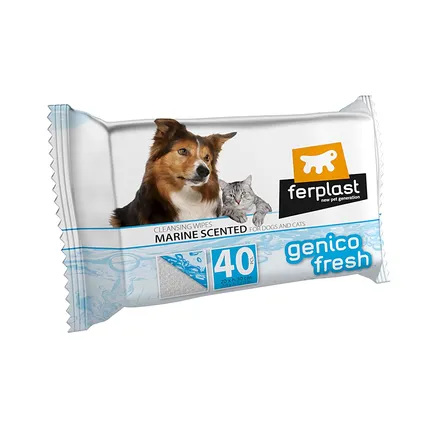 Ferplast GENICO FRESH DOG/CAT MARINE x40 Очищуючі вологі серветки