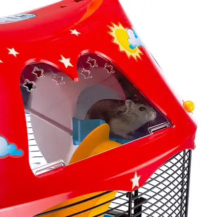 Ferplast CAGE CIRCUS FUN Клітка для хом'яків з наліпками: додаткове фото 8
