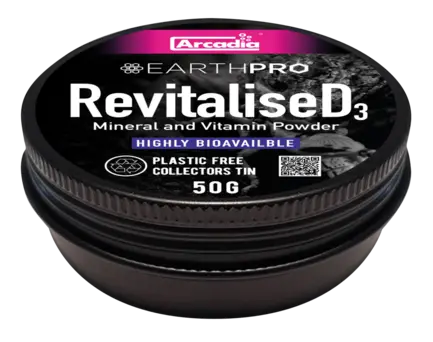 ARCADIA EARTHPRO REVITALISED3 50 GRAM (R9100053) суміш мінералів та вітамінів для тераріума