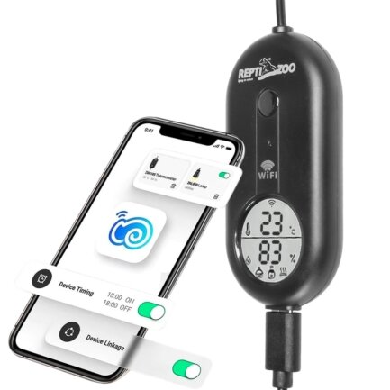 Термогігрометр електронний з Wi-Fi Repti-Zoo Smart Wi-Fi thermo-hygrometer (ZSH105) — Фото 2