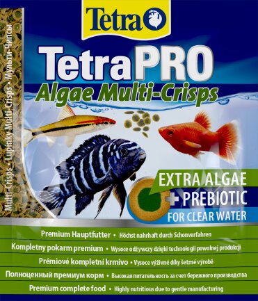 Корм Tetra PRO Algae Multi-Crisps для травоїдних риб, з овочами, 12 г (чіпси)