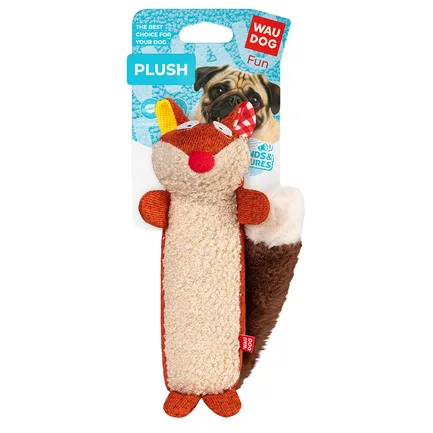 Іграшка для собак WAUDOG Fun Plush Лисиця, трикотаж, Ш 5 см, Д 18 см, M